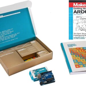 Arduino The Official Starter Kit Deluxe Bundle with Make: Getting Started The Open Source Electronics Prototyping Platform 3rd Edition Book