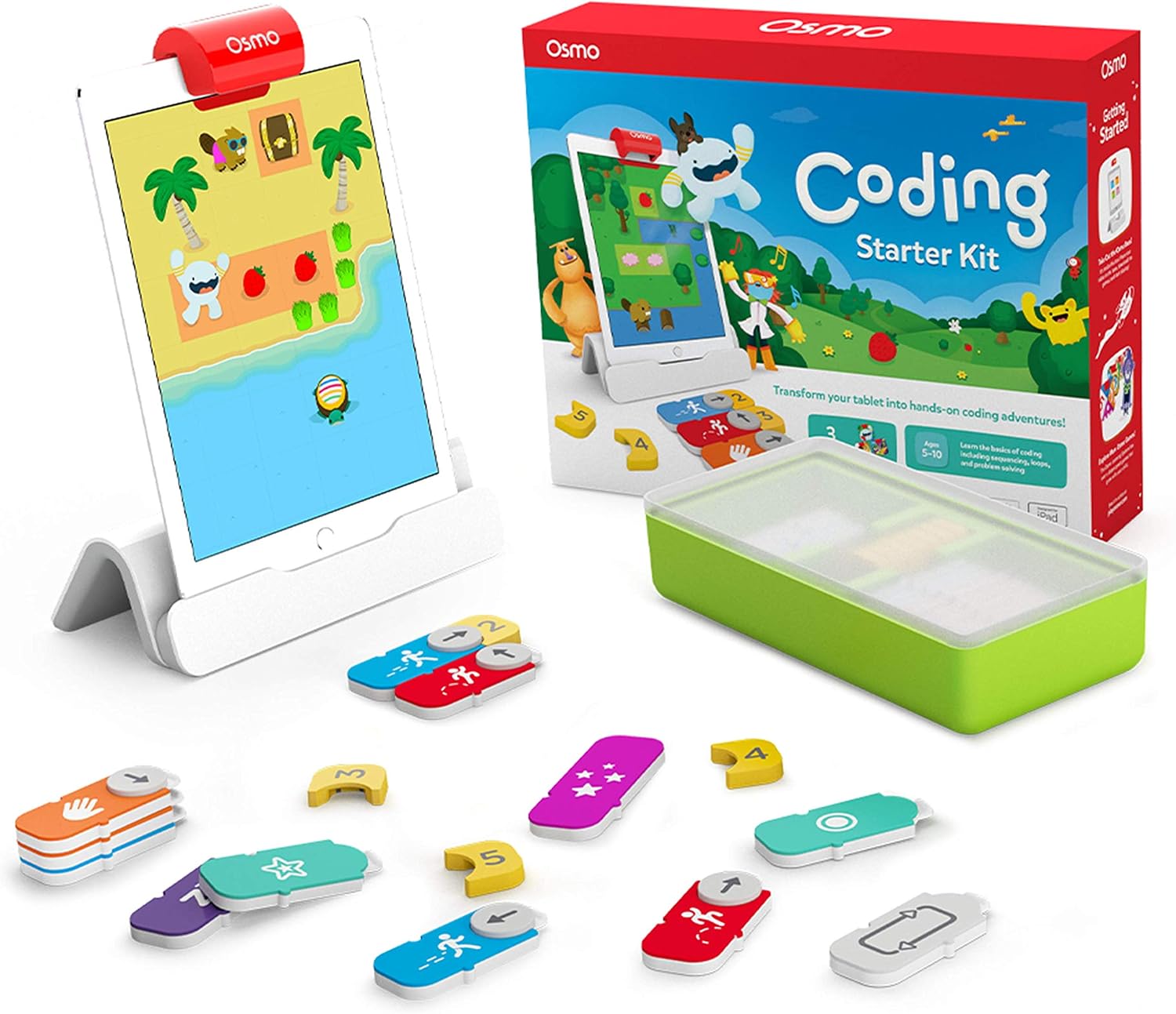 Osmo Coding Kit, Ages 5-10+, Coding for Kids, Learn to Code, STEM, iPad Osmo Coding Kit, Ages 5-10+, Coding for Kids, Learn to Code, STEM, iPad
