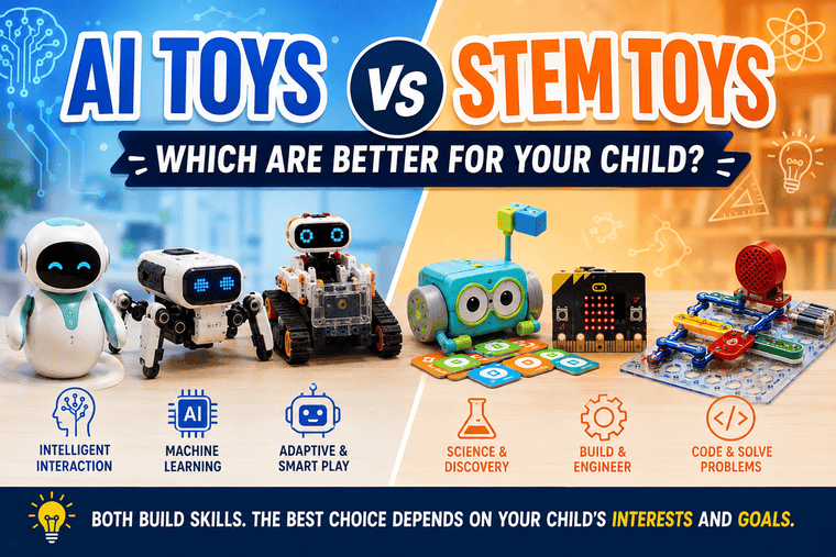 AI Toys vs STEM Toys: Which Are Better for Your Child? AI Toys vs STEM Toys: Which Are Better for Your Child?